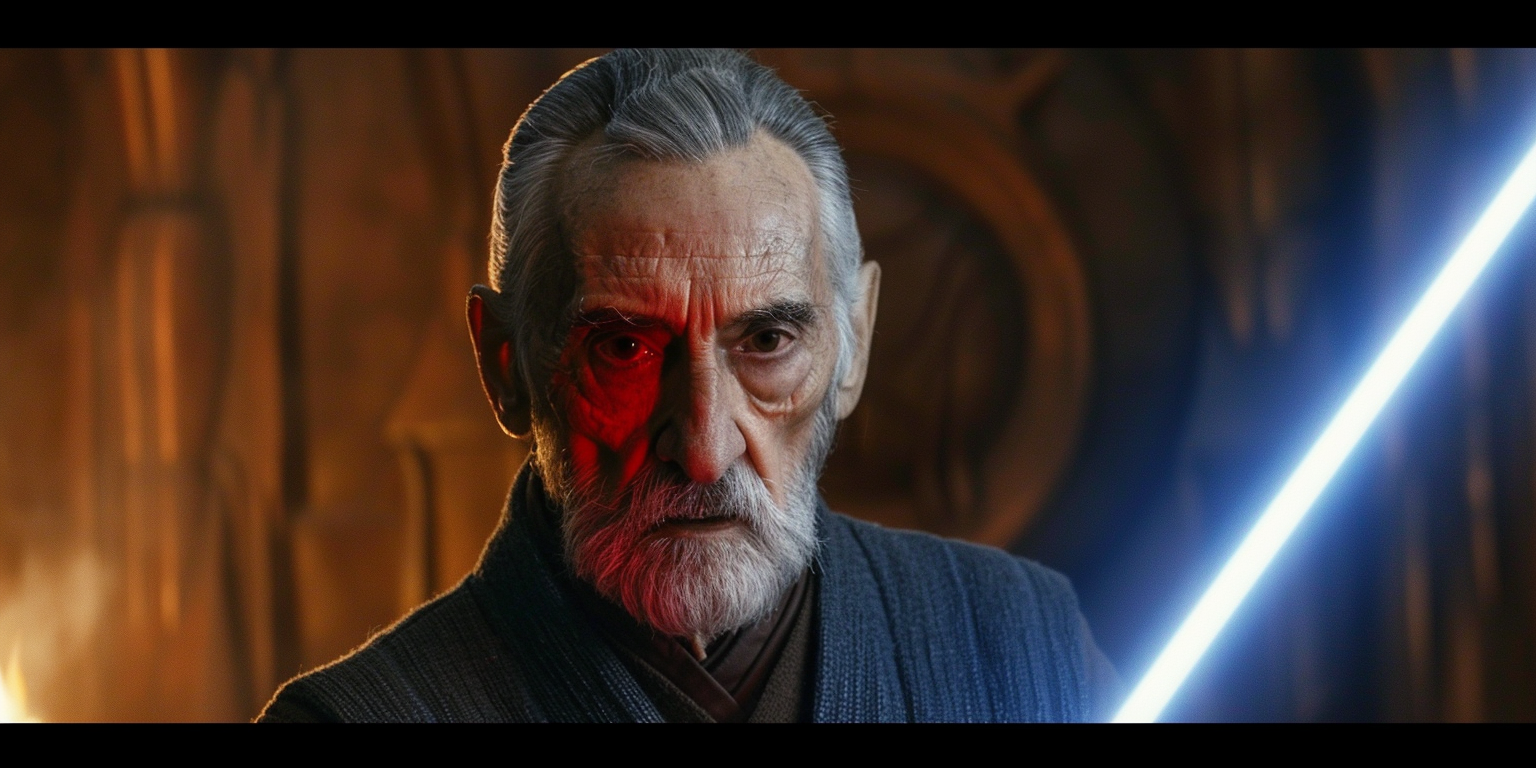 スタント ライトセーバー レプリカ EP3 ドゥークー伯爵 eFX スター