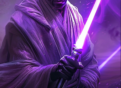 ライトセーバー メイス・ウィンドゥ 紫 Star Wars Revenge of the Sith Mace Windu Electronic