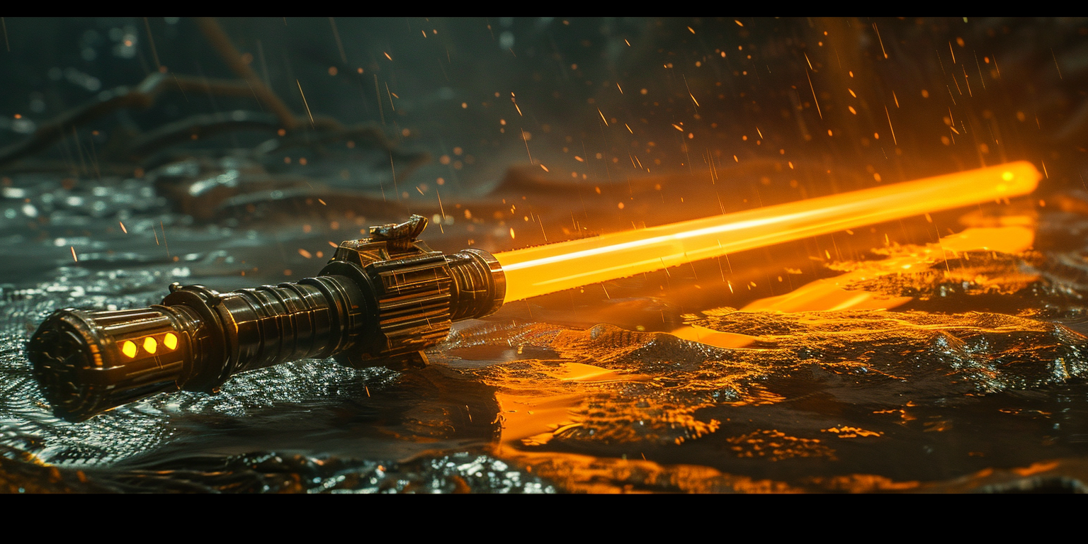 orange lightsaber