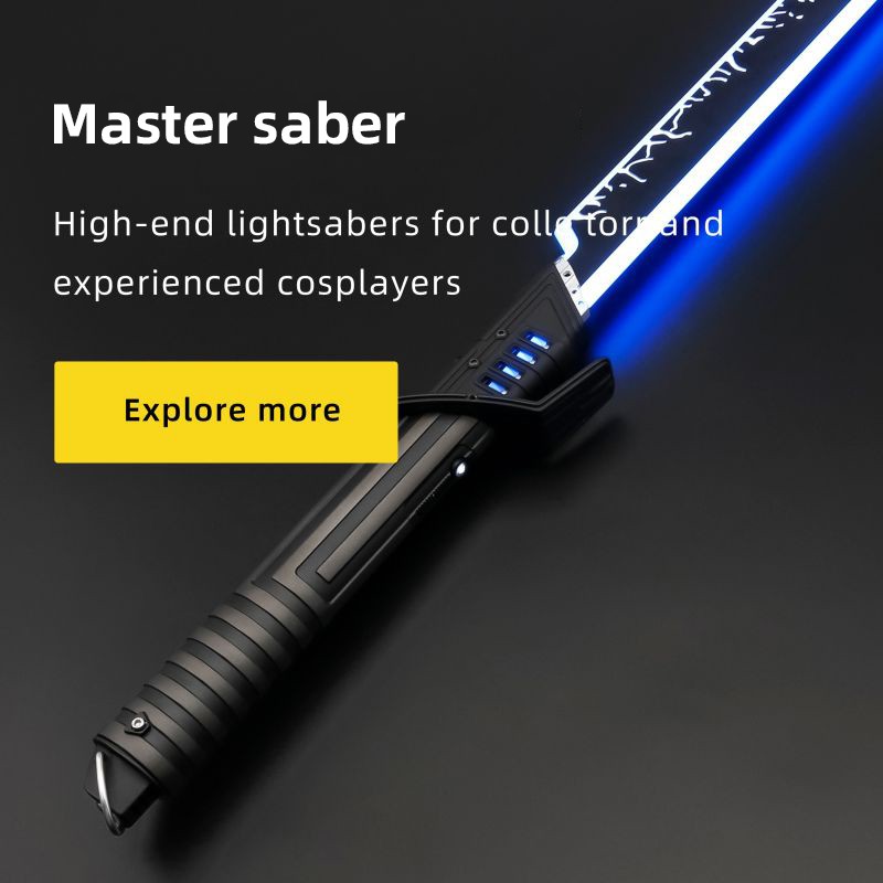 「希少」正規品 青　ライトセーバー マスターレプリカ　音＆光可動 希少」正規品 青 ライトセーバー マスターレプリカ 音＆光可動